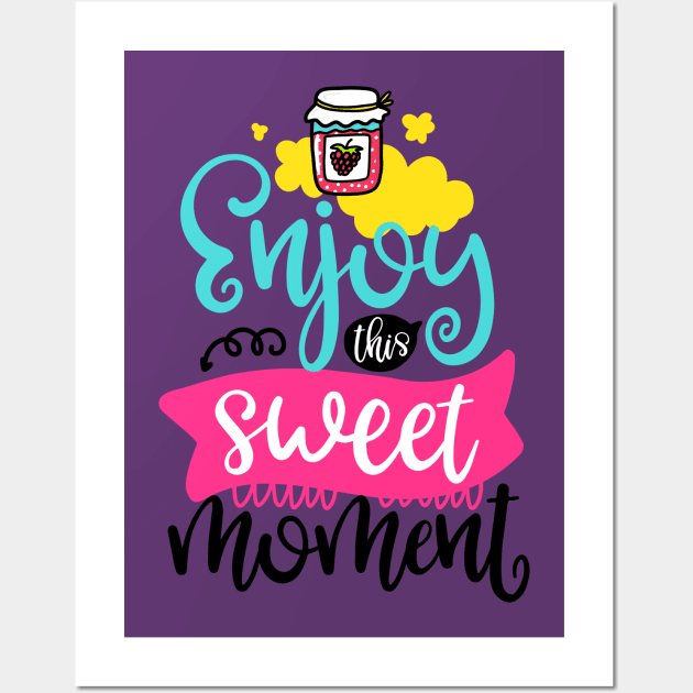 Enjoy this sweet moment Wall Art by ByVili